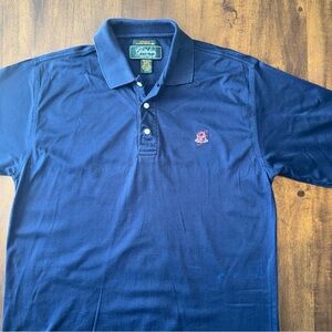 Vintage Izod Club Navy Polo Shirt The Greenbrier Golf Resort West Virginia Small